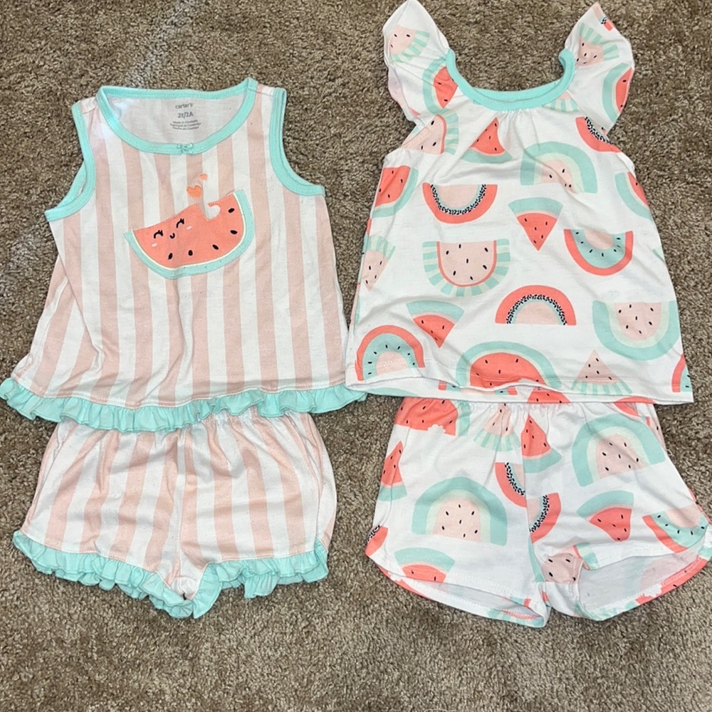 2T watermelon carters Jammie’s